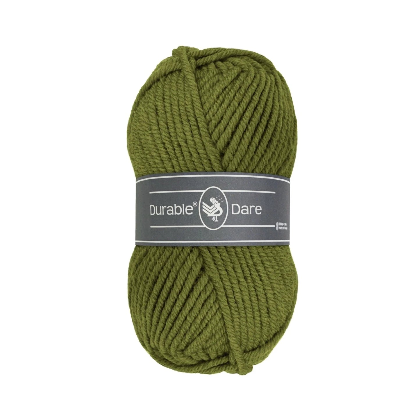 Durable Dare garen in kleur 2168 Khaki voor haken, te koop bij De Garengarage.
