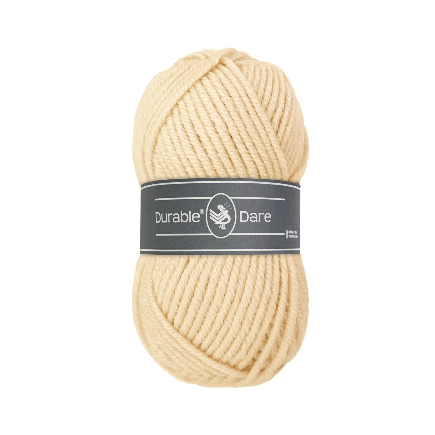 Durable Dare garen in kleur 2172 Cream voor haken, te koop bij De Garengarage.