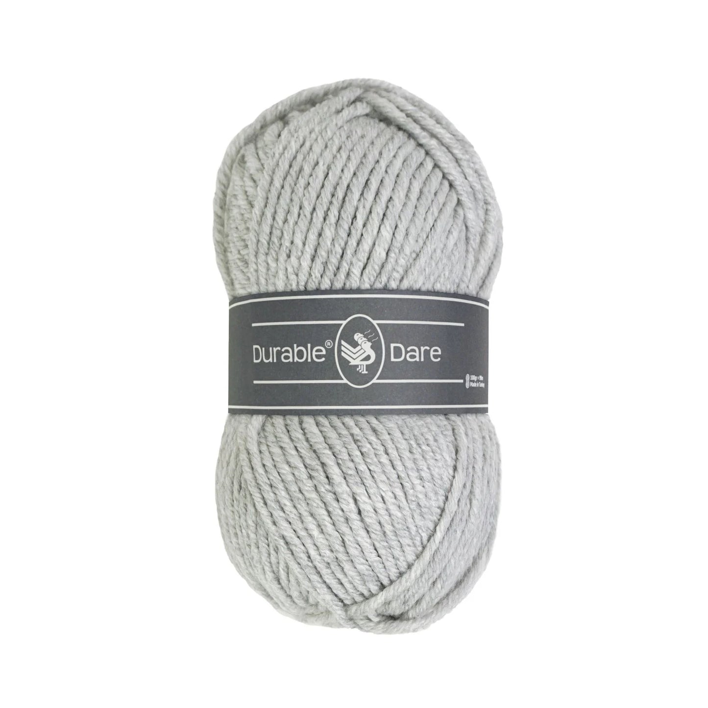 Durable Dare garen in kleur 2228 Silver Grey voor haken, te koop bij De Garengarage.