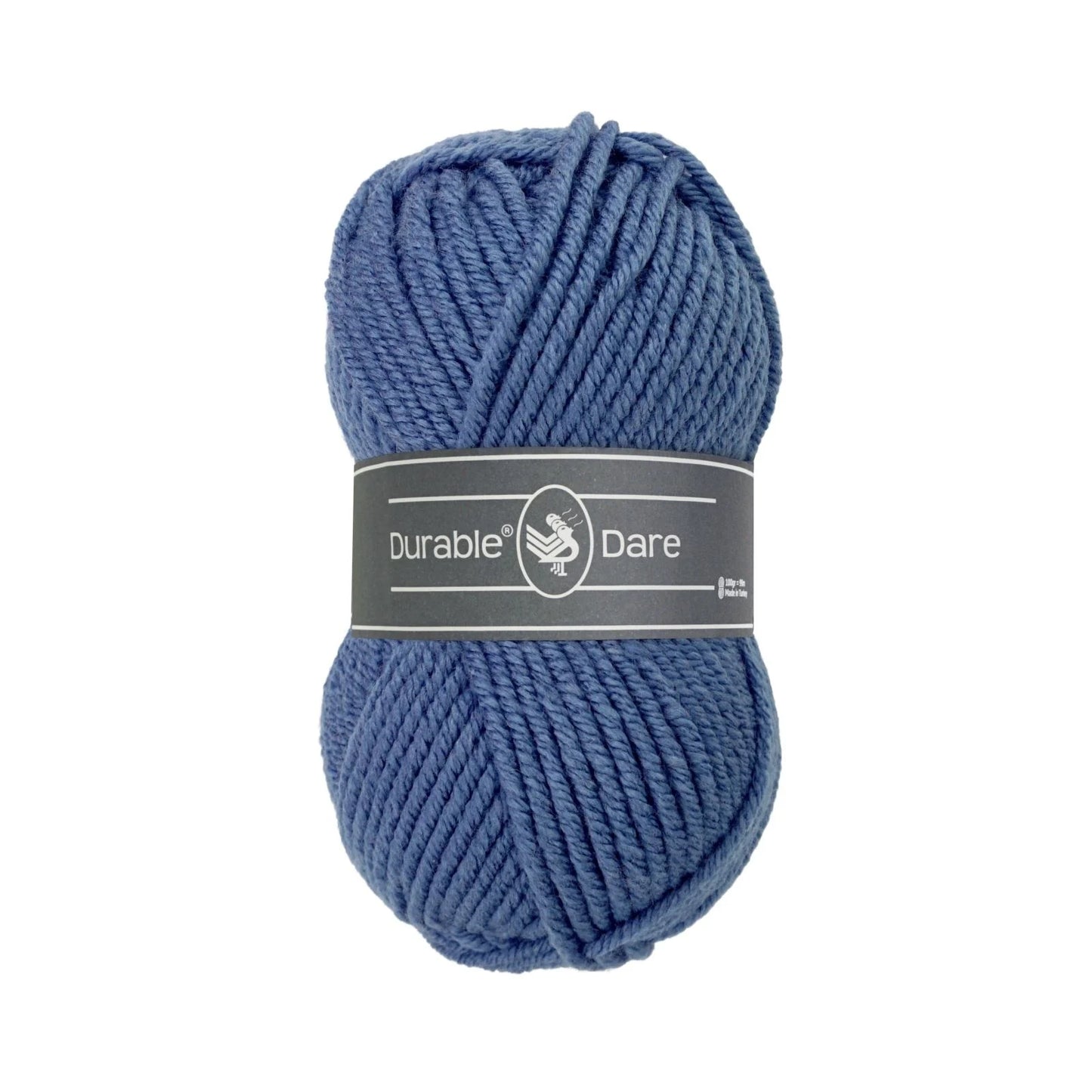 Durable Dare garen in kleur 370 Jeans voor haken, te koop bij De Garengarage.