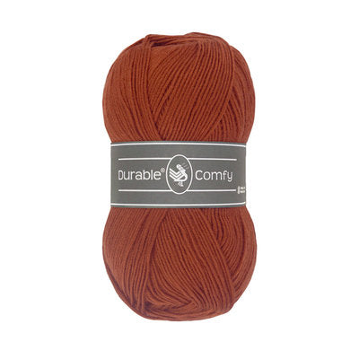 Durable Comfy garen in kleur 2210 Caramel voor haken, te koop bij De Garengarage.