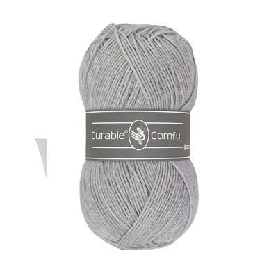 Durable Comfy garen in kleur 2232 Light Grey voor haken, te koop bij De Garengarage.