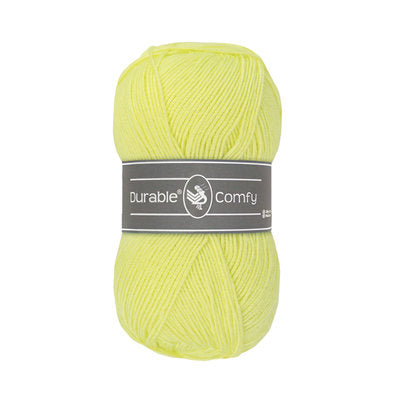 Durable Comfy garen in kleur 308 Pastel Yellow voor haken, te koop bij De Garengarage.