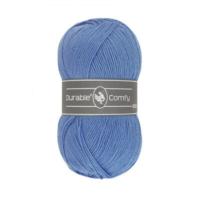 Durable Comfy garen in kleur 320 Lake Blue voor haken, te koop bij De Garengarage.