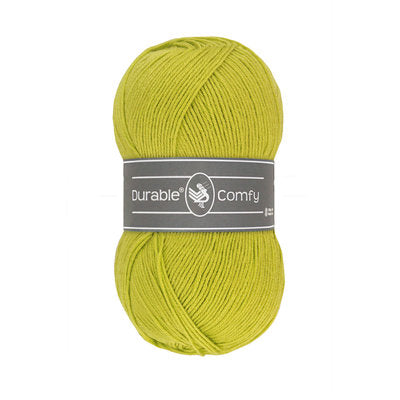 Durable Comfy garen in kleur 352 Lime voor haken, te koop bij De Garengarage.