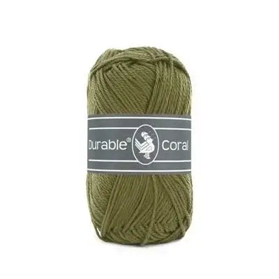 Durable Coral garen in de kleur Khaki