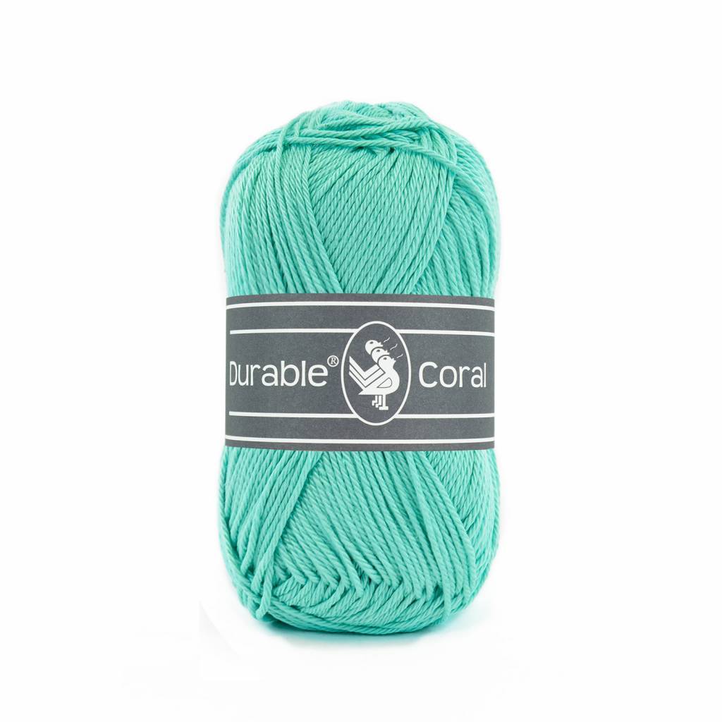 Durable Coral garen in de kleur Aqua