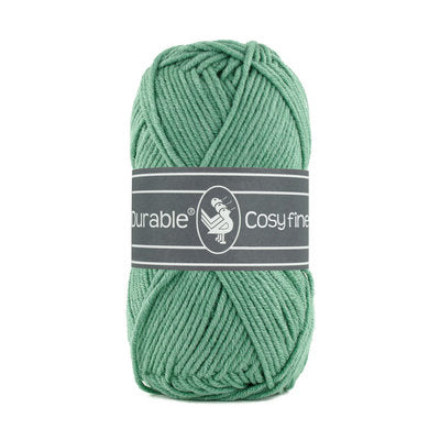 Durable Cosy Fine garen in kleur 2133 Dark Mint voor haken, te koop bij De Garengarage.