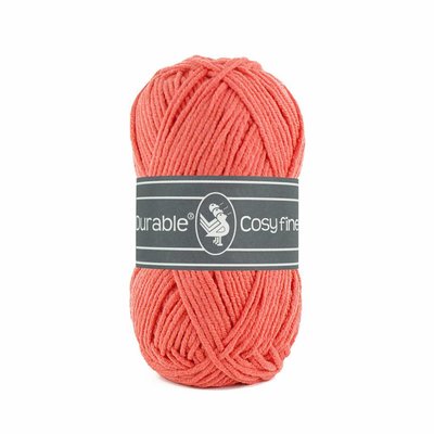 Durable Cosy Fine garen in kleur 2190 Coral voor haken, te koop bij De Garengarage.