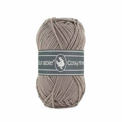 Durable Cosy Fine garen in kleur 343 Warm Taupe voor haken, te koop bij De Garengarage.