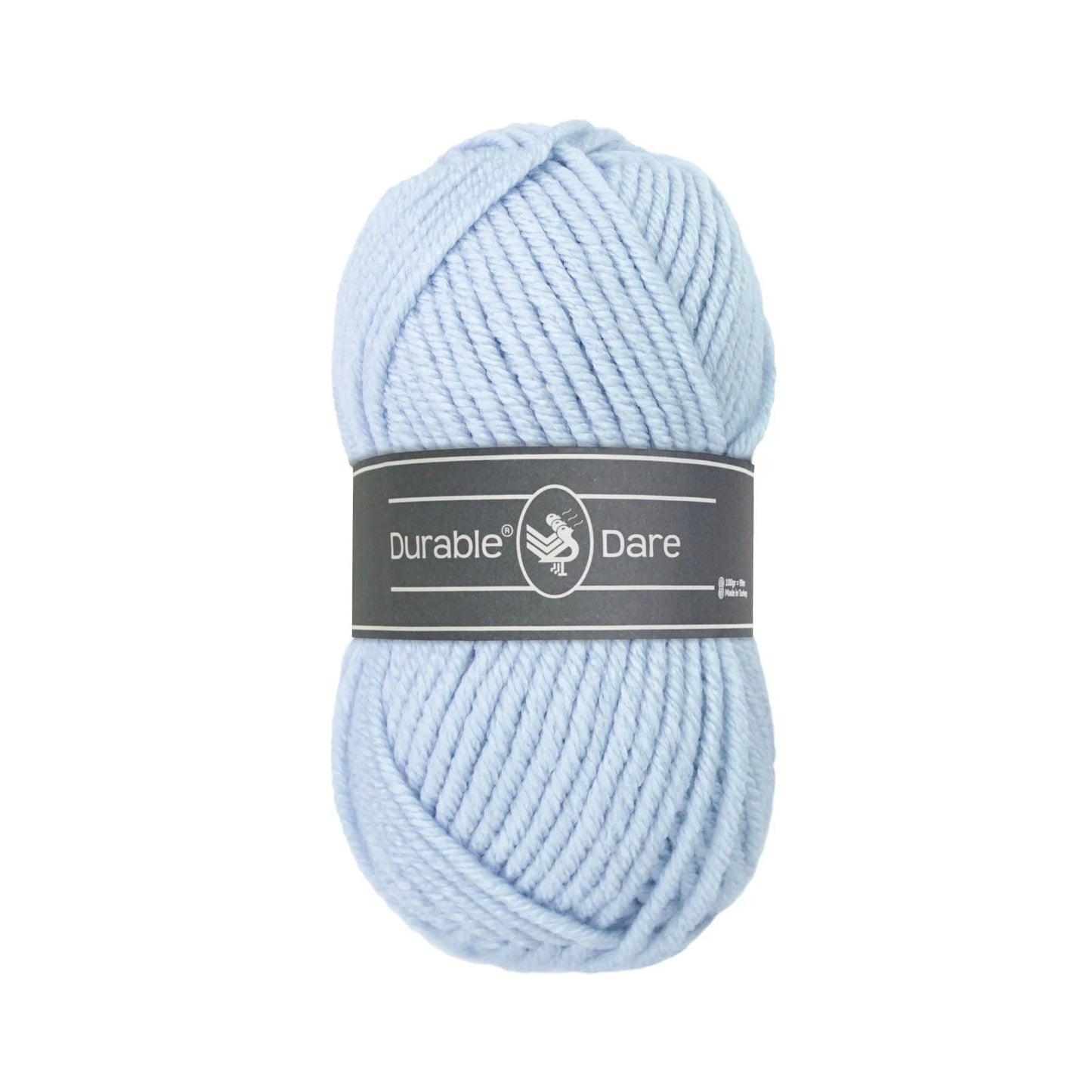 Durable Dare garen in kleur 281 Pastel Blue voor haken, te koop bij De Garengarage.