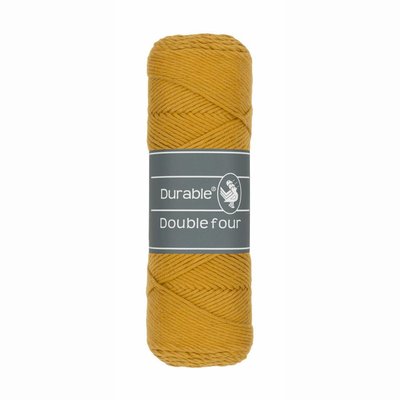 Durable Double Four garen in kleur 2182 Ochre voor haken, te koop bij De Garengarage.