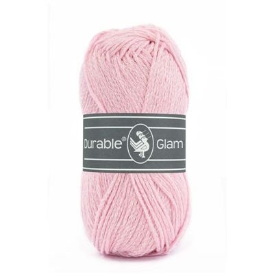 Durable Glam garen in kleur 203 Light Pink voor haken, te koop bij De Garengarage.