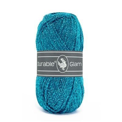 Durable Glam garen in kleur 371 Turquoise voor haken, te koop bij De Garengarage.